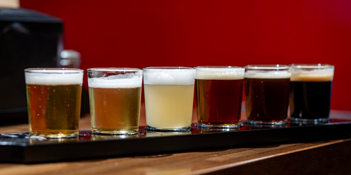 Local Beers Northern Arizona Flagstaff Prescott Loca Beer Flight Brown Bag Burger Flagstaff Prescott